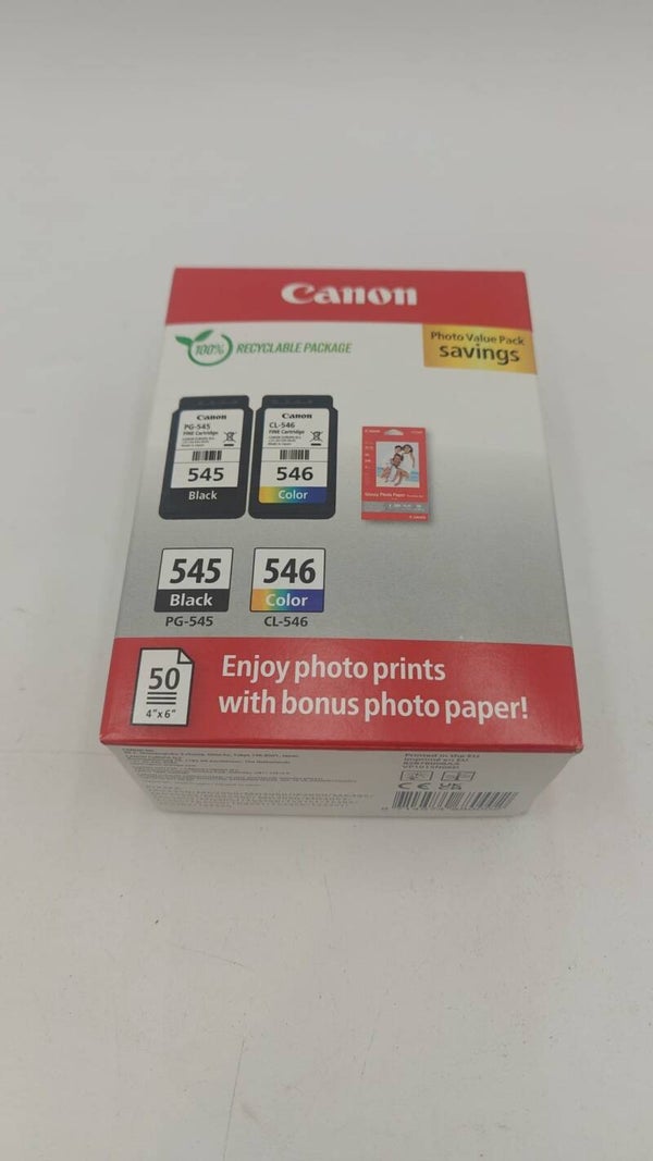 Canon PG-545/CL-546 pack avantageux photo (d'origine)