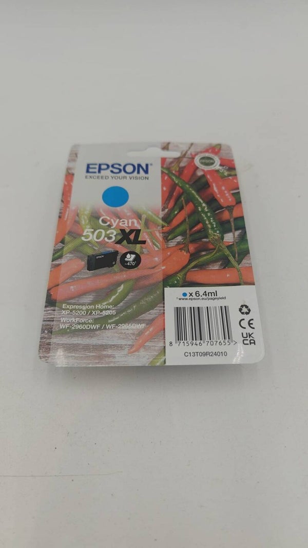Epson 503XL cartouche d'encre haute capacité (d'origine) - cyan
