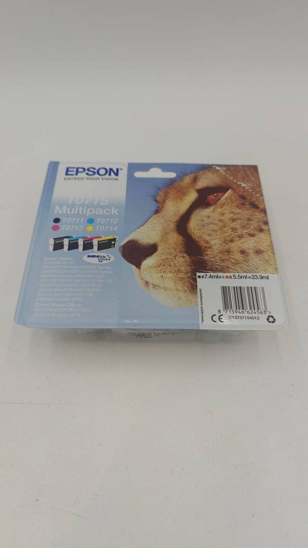Epson T0715 multipack 4 cartouches d'encre (d'origine)