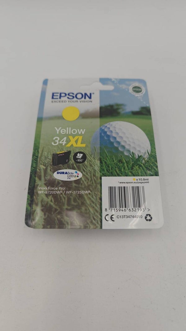 Epson 34XL cartouche d'encre Jaune authentique haute capacité