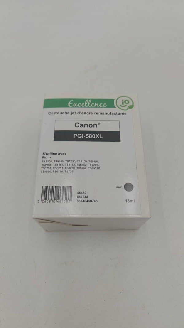 Cartouche jet d'encre Remanufacturée compatible Canon PGI-580