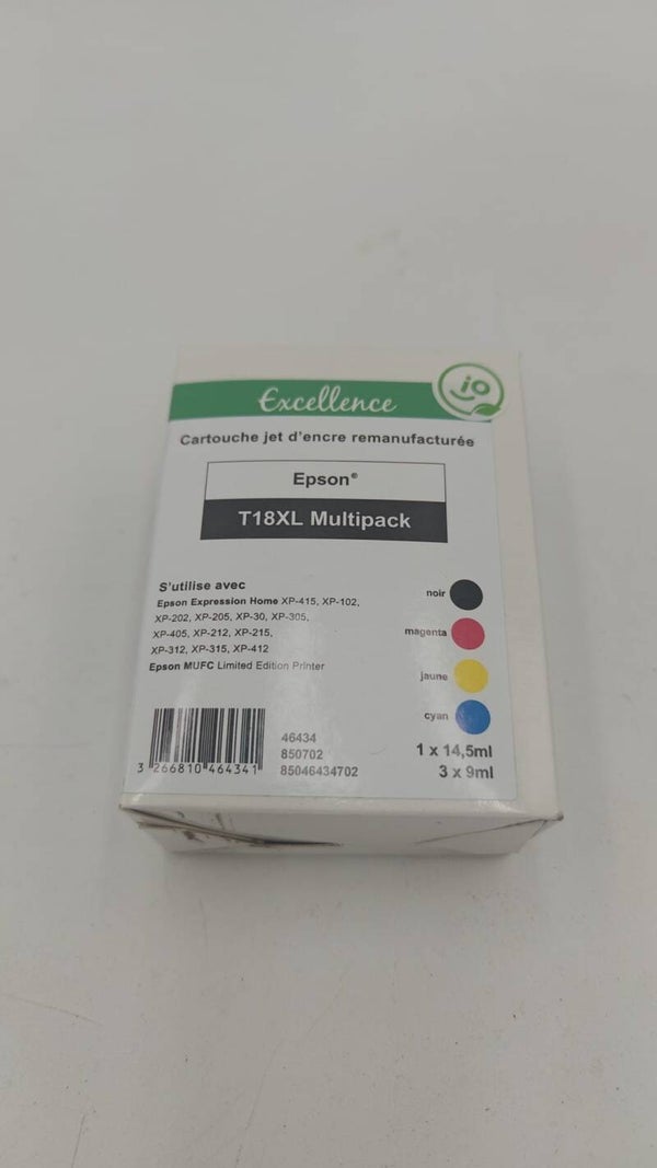 Cartouche jet d'encre Remanufacturée compatible Epson T18XL