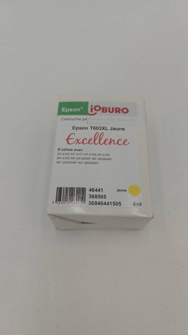 Cartouche jet d'encre Remanufacturée compatible Epson T603XL jaune