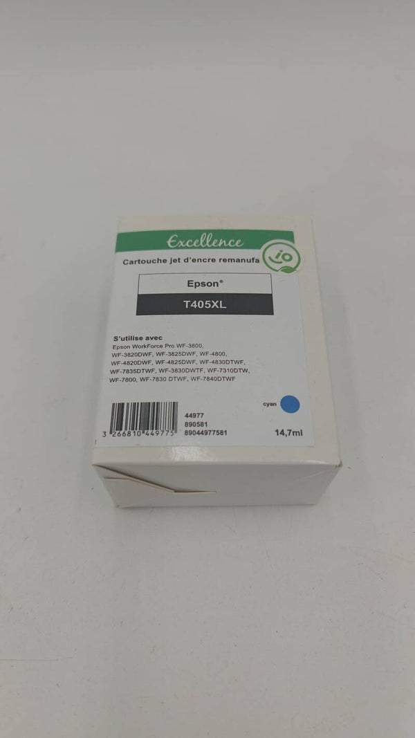 Cartouche jet d'encre Remanufacturée compatible Epson T405XL cyan