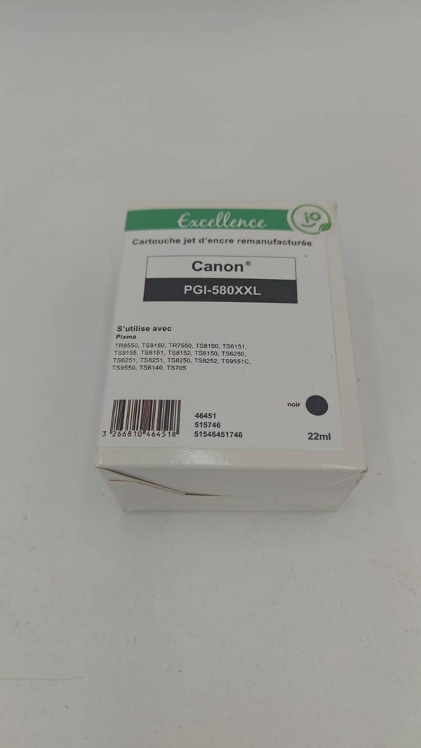 Cartouche jet d'encre Remanufacturée compatible Canon PGI-580XXL