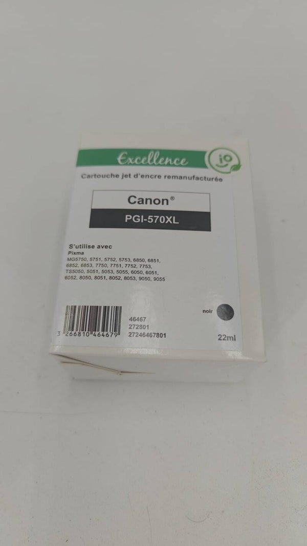 Cartouche jet d'encre Remanufacturée compatible Canon PGI-570XL