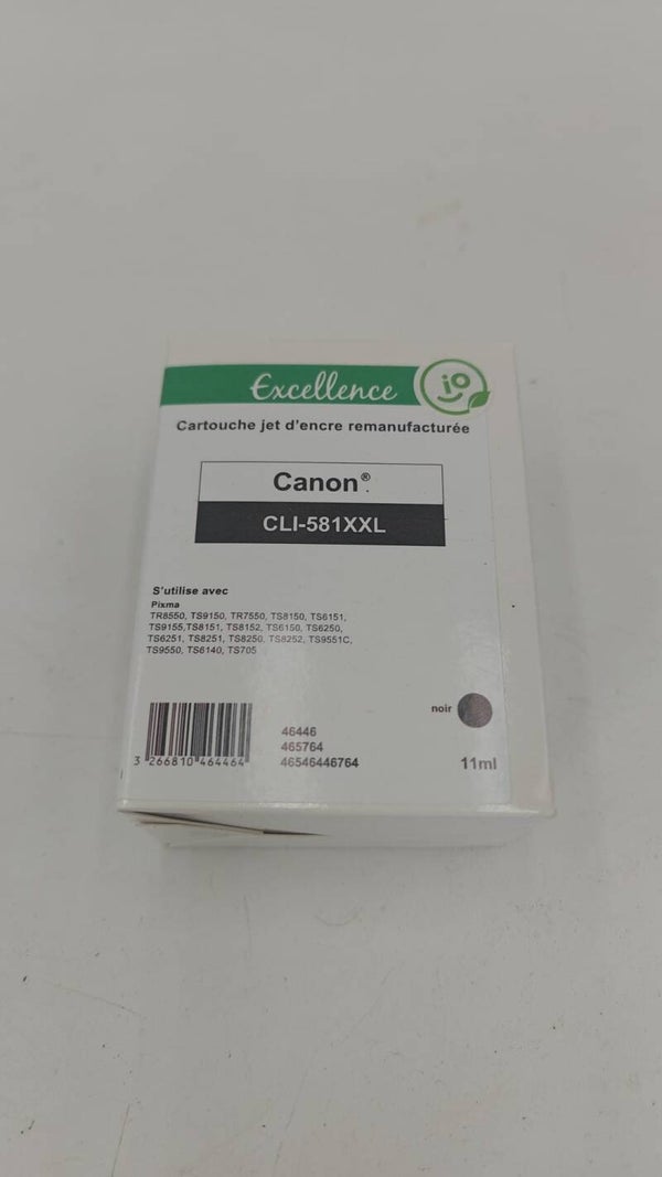 Cartouche jet d'encre Remanufacturée compatible Canon CLI-581XXL noir