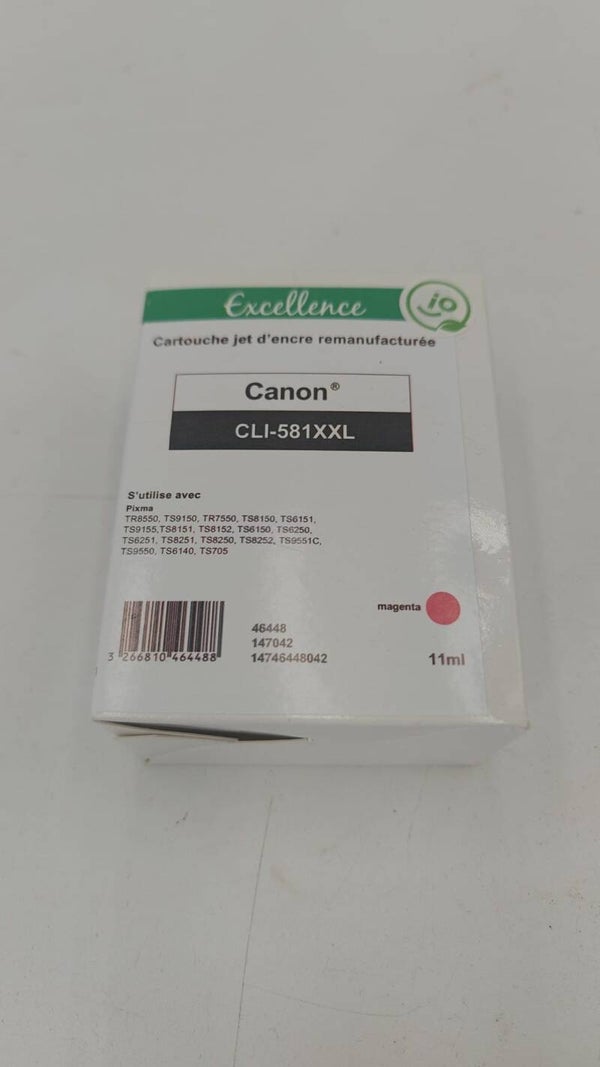 Cartouche jet d'encre Remanufacturée compatible Canon CLI-581XXL Magenta