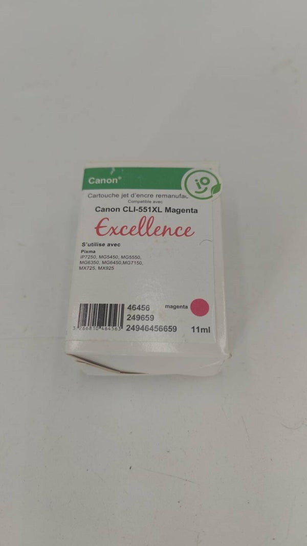 Cartouche jet d'encre Remanufacturée compatible Canon CLI-551XL magenta