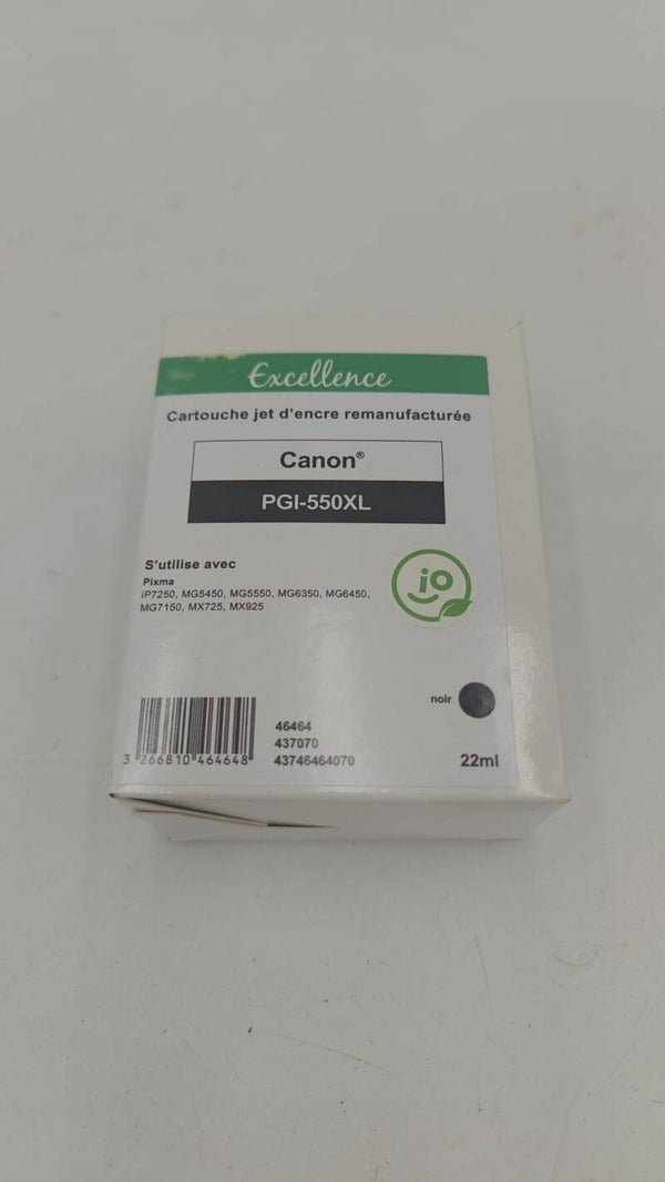 Cartouche jet d'encre Remanufacturée compatible Canon PGI-550XL