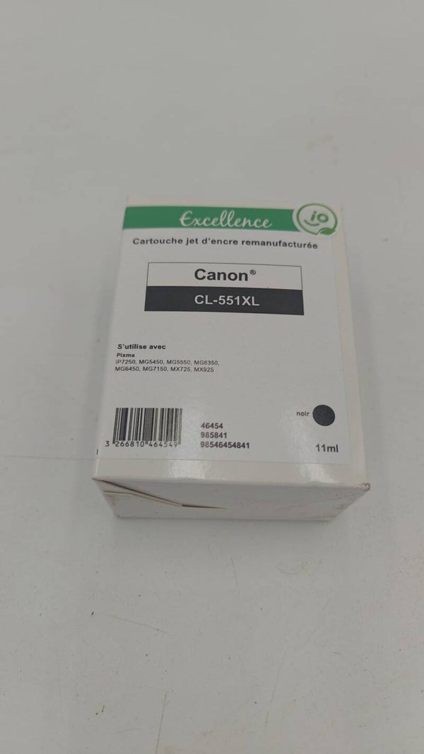 Cartouche jet d'encre Remanufacturée compatible Canon CL-551XL noir