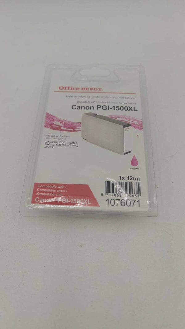 Cartouche Office dépôt compatible Canon PGI-1500XL magenta