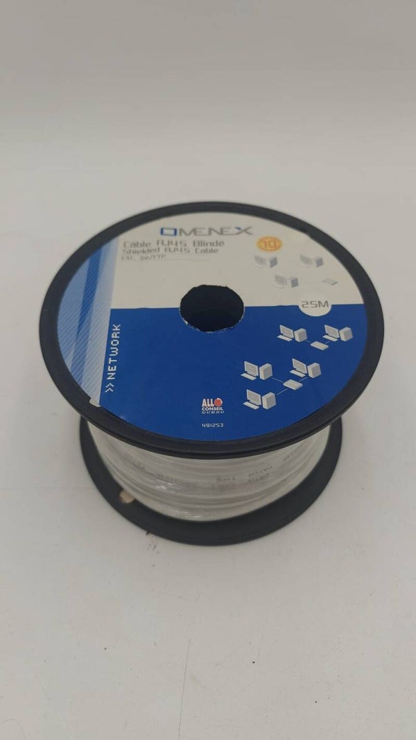 25m câble RJ45 blindé cat 6