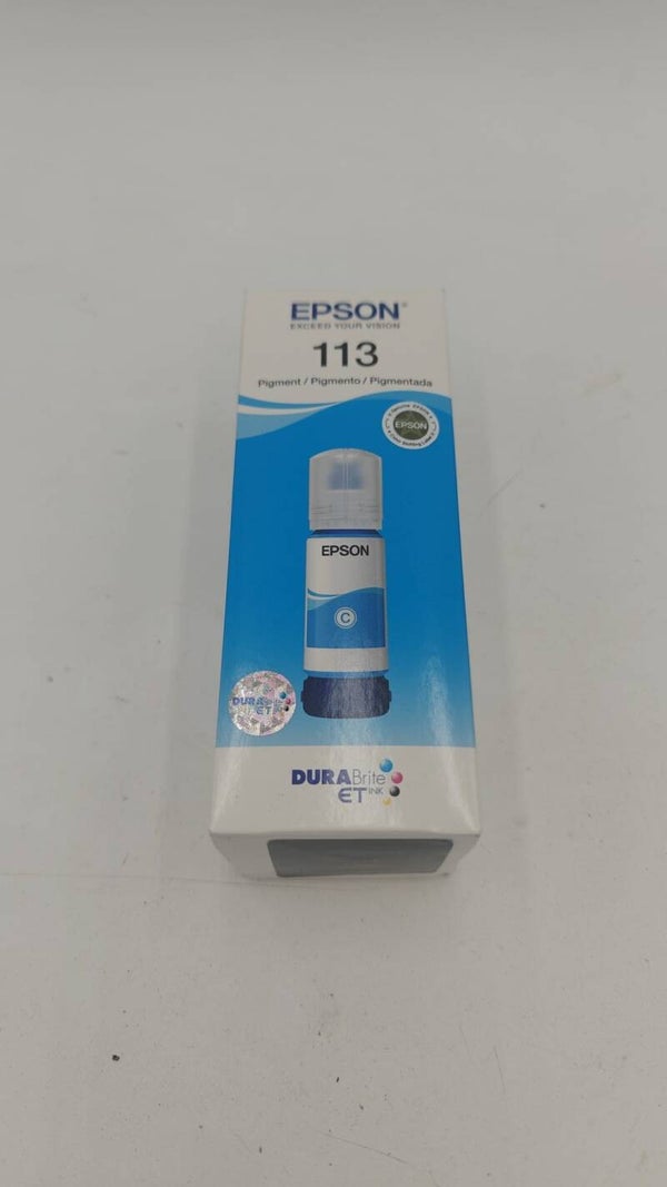 Epson Bouteille d'encre authentique cyan EcoTank 113, 70ml