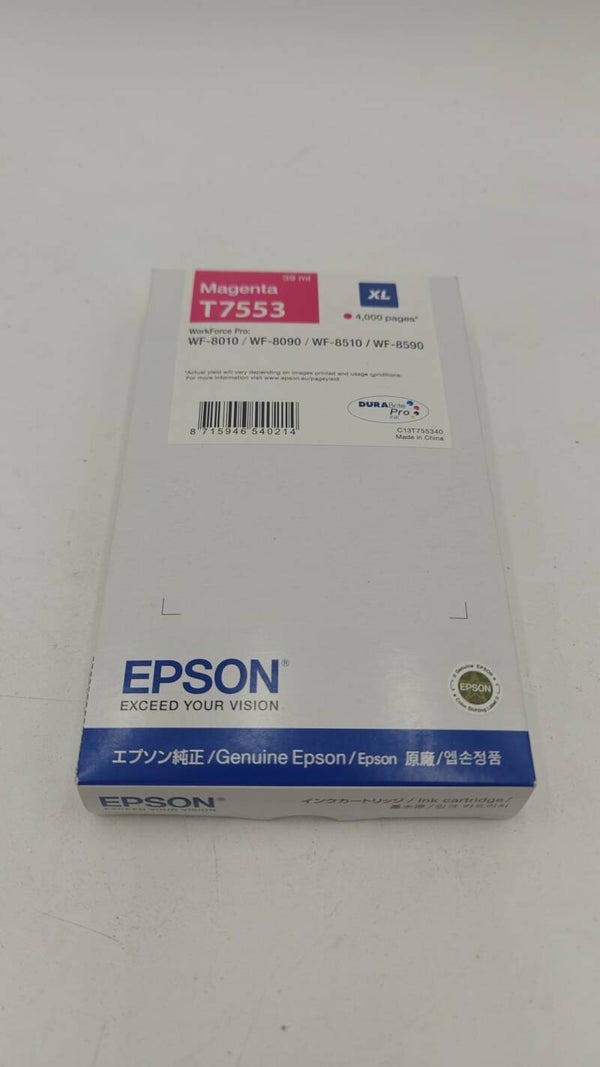 EPSON Cartouche Jet d'Encre Originale T7553 (39ml) Magenta