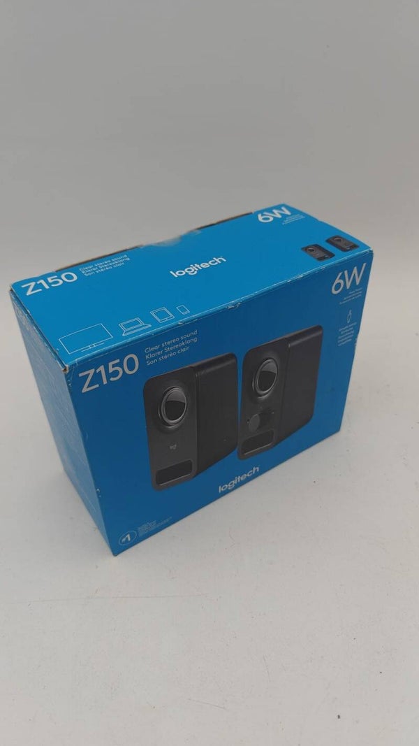 Logitech Z150 Enceinte PC, Son stéréo, 2 Haut-parleurs, Puissance de crête de 6 Watts