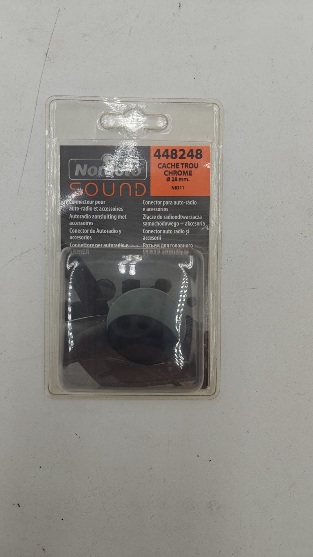Norauto Sound 448248 - Cache trou chrome