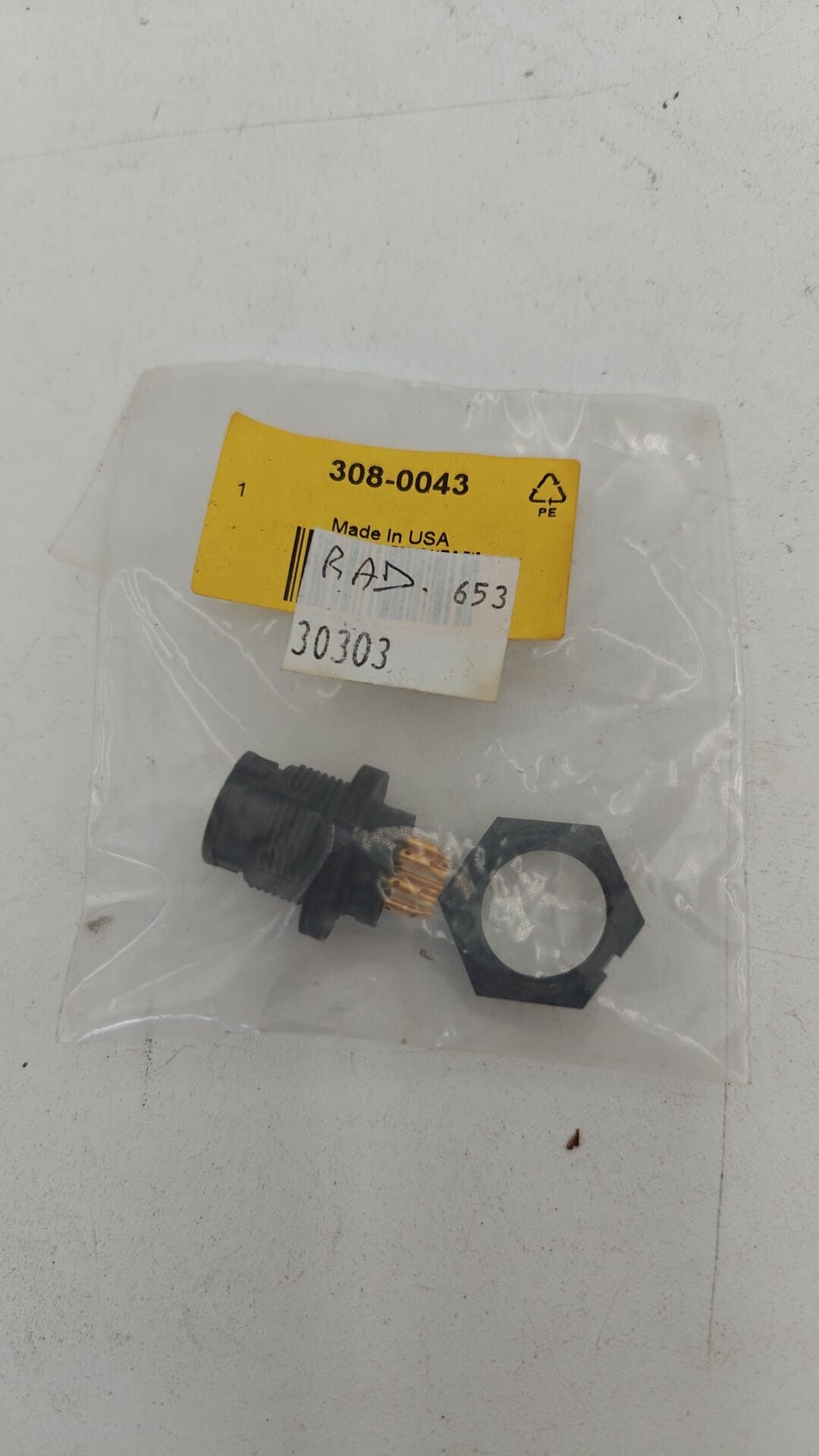 Connecteur circulaire de taille standard, IP66, IP67 étanche