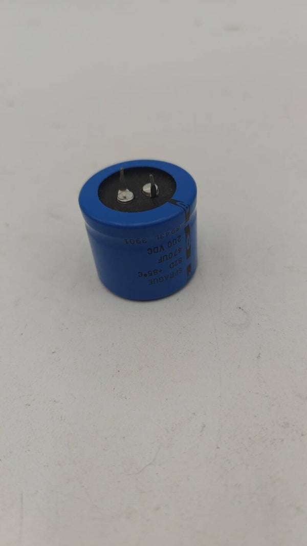Condensateur sprague 82d +85°c 470UF 200VDC