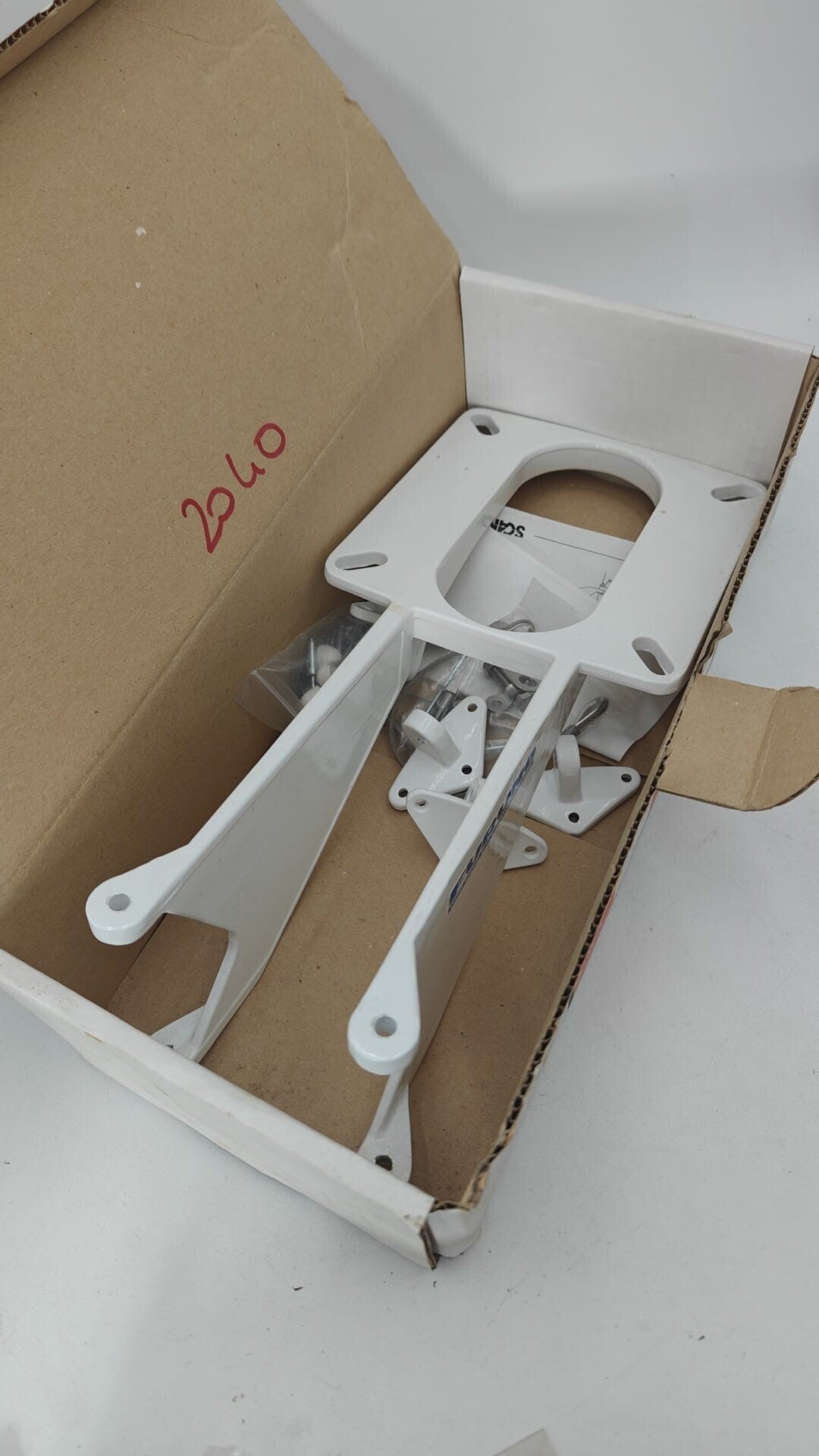 Support de mât pour radar SC14 / blanc scanstrut