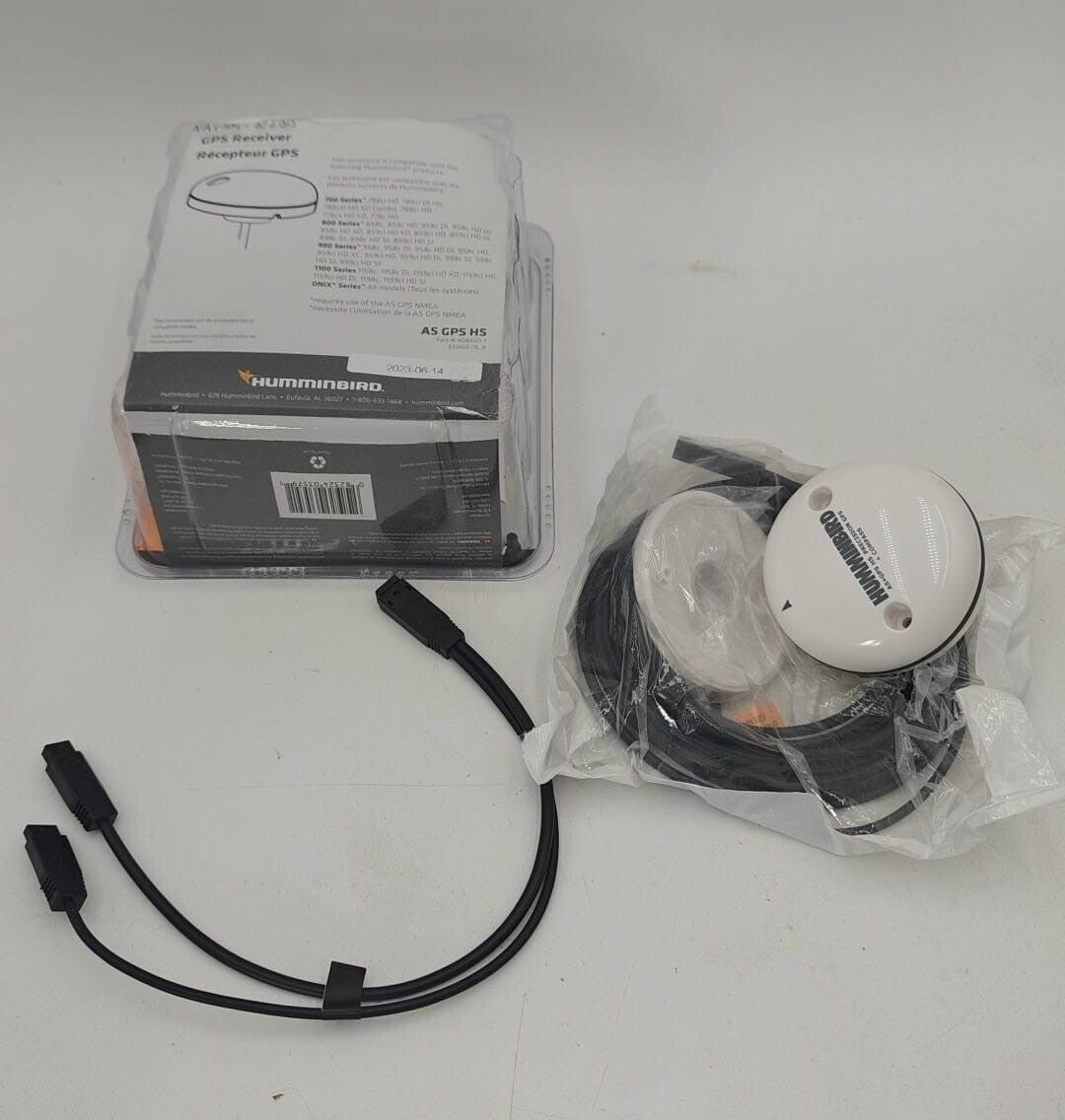 Humminbird AS GPS HS Precision GPS Antenna w/Heading Sensor for APEX SOLIX HELIX