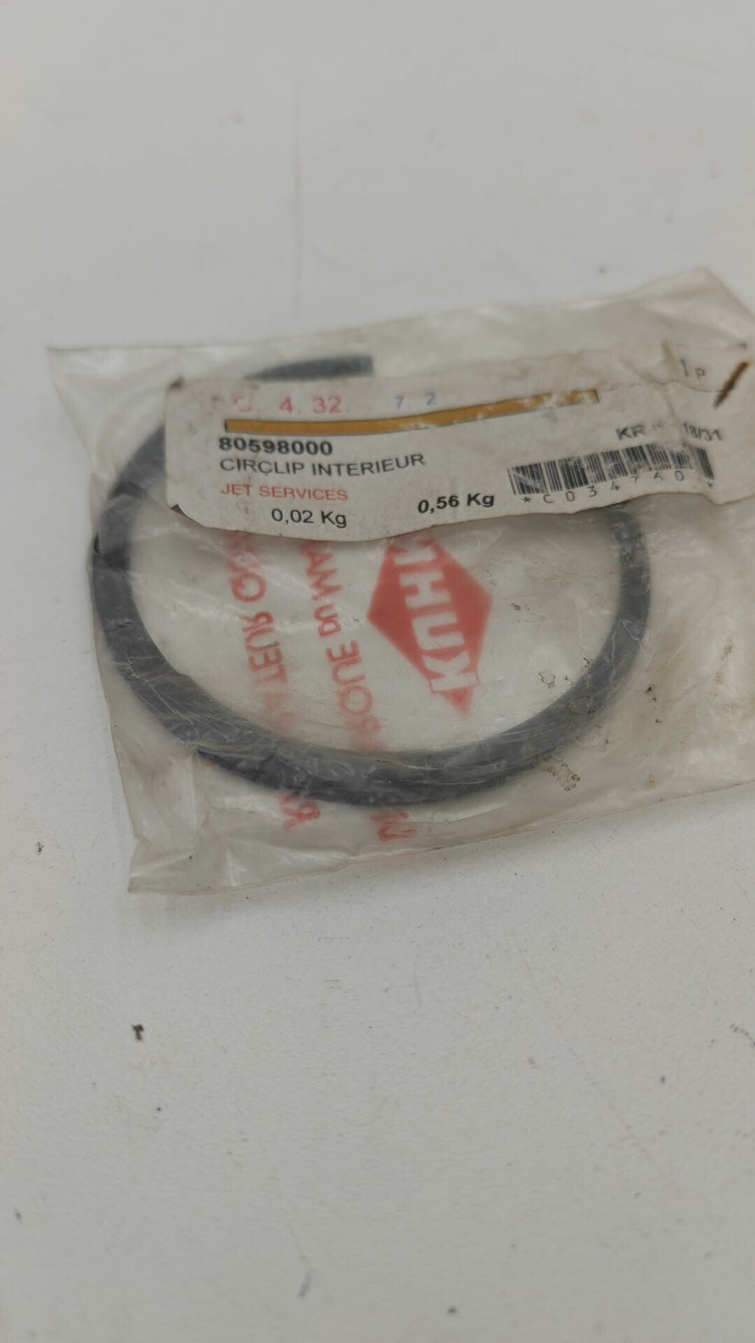 Circlip intérieur réf. 80598000 - Kuhn