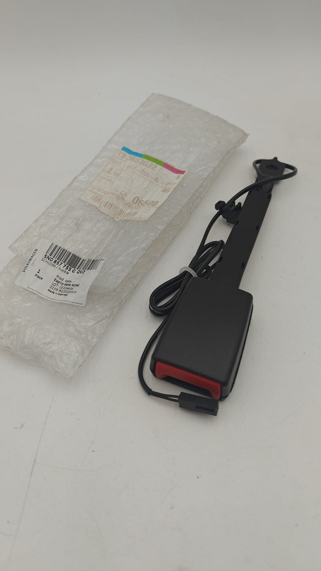 Attache ceinture avant gauche VOLKSWAGEN TIGUAN 1 PHASE 1 5N0857755GQVZ