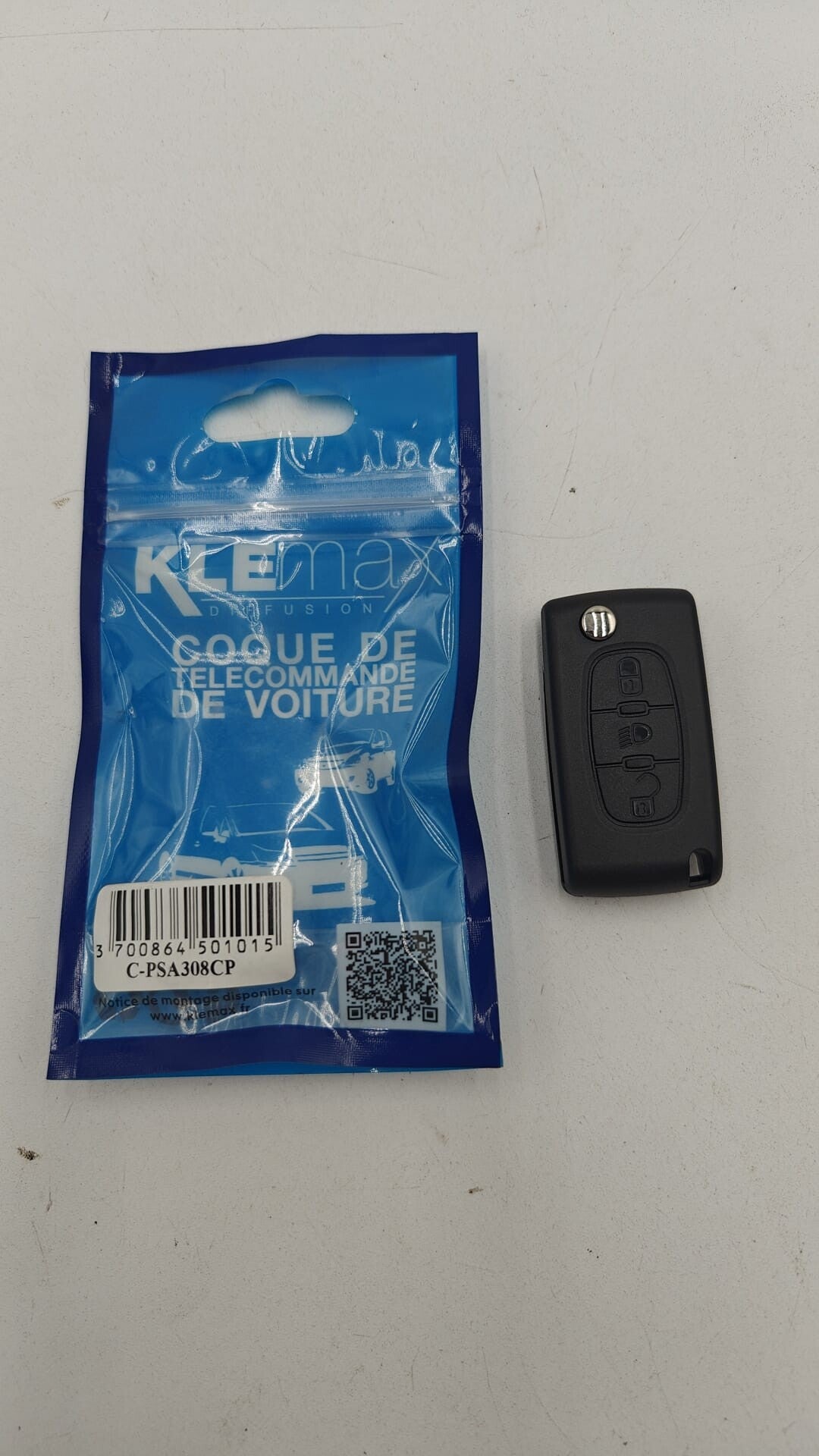 Coque de clé (Coque clé plip) KLEMAX - PSA308CP