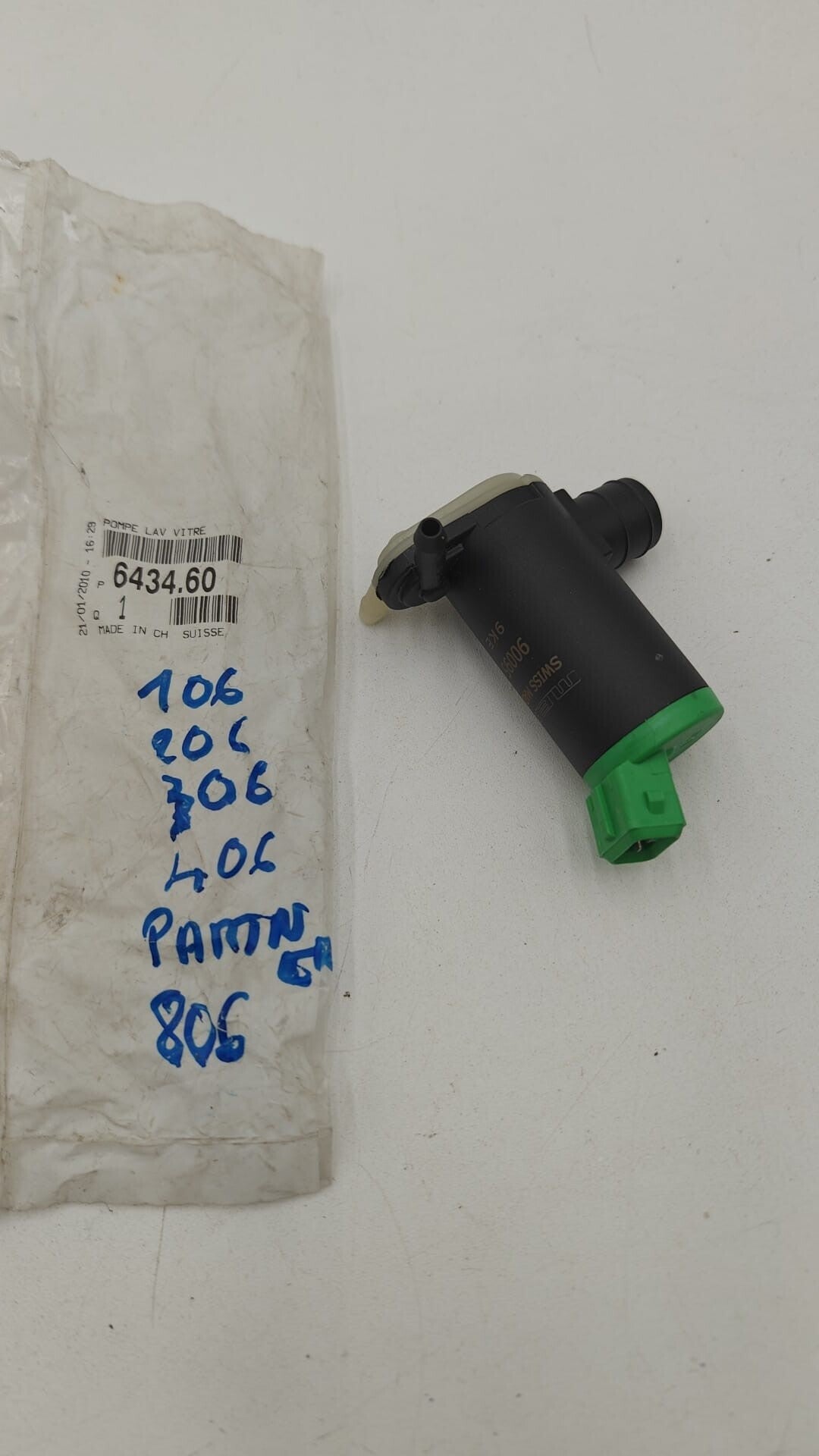 Pompe de lave glace Peugeot 106 206 306 406 406 Partner 6434.60