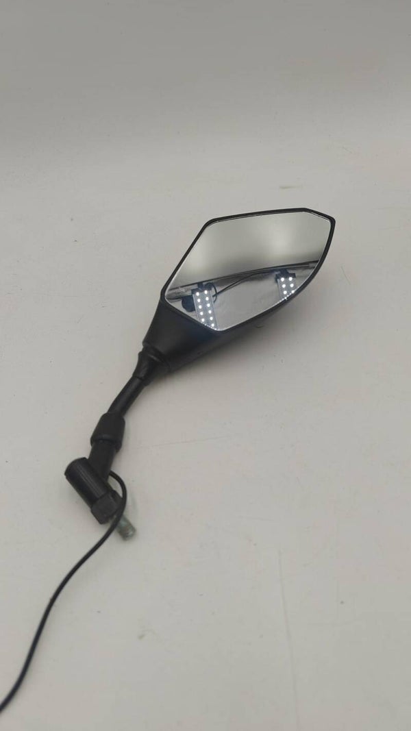 Rétroviseur noir avec clignotants pour Moto scooter