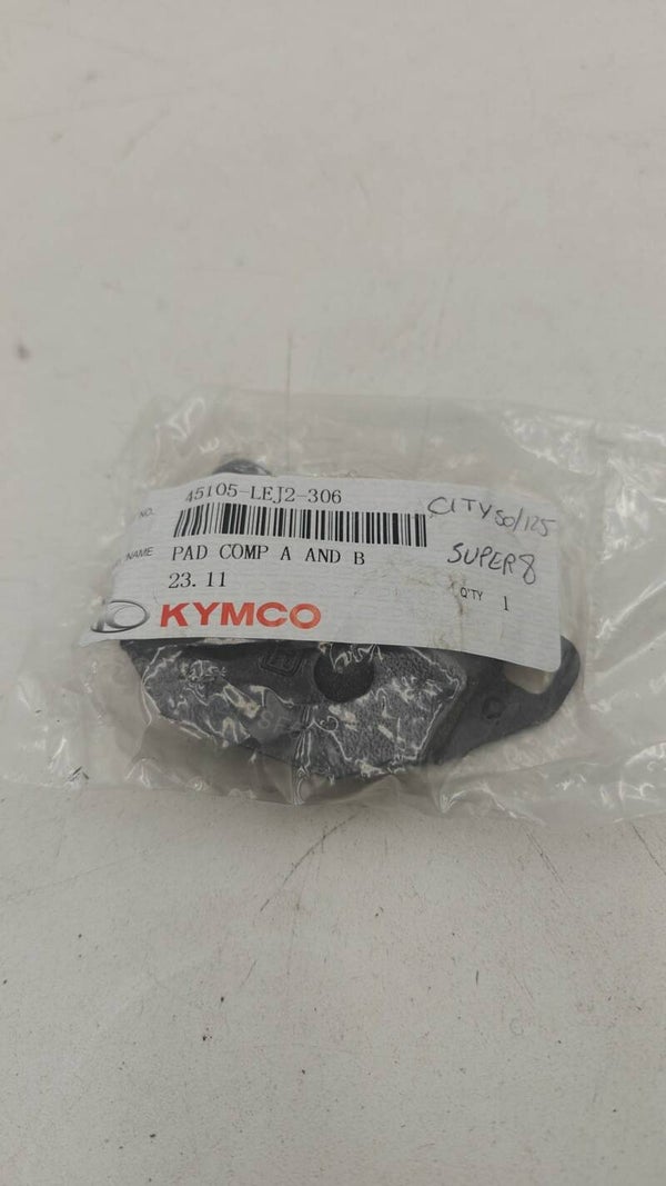 PLAQUETTES DE FREIN KYMCO AGILITY CITY 50/125 - SUPER 8 - AGILITY 125 45105-LEJ2-306