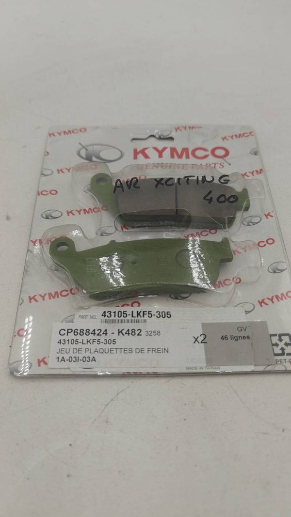 Plaquette de Frein Arrière Original 43105-lkf5-305 KYMCO Xciting 400i