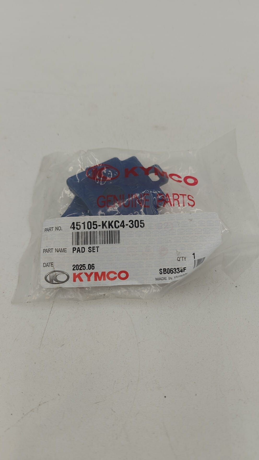45105-KKC4-305- JEU DE PLAQUETTES DE FREIN ARRIERE (lot de 2) Kymco MXU