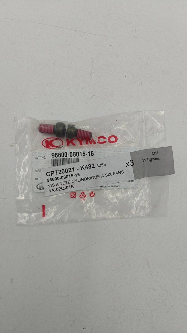 Vis a tête cylindrique a six pans KYMCO 96600-08015-16