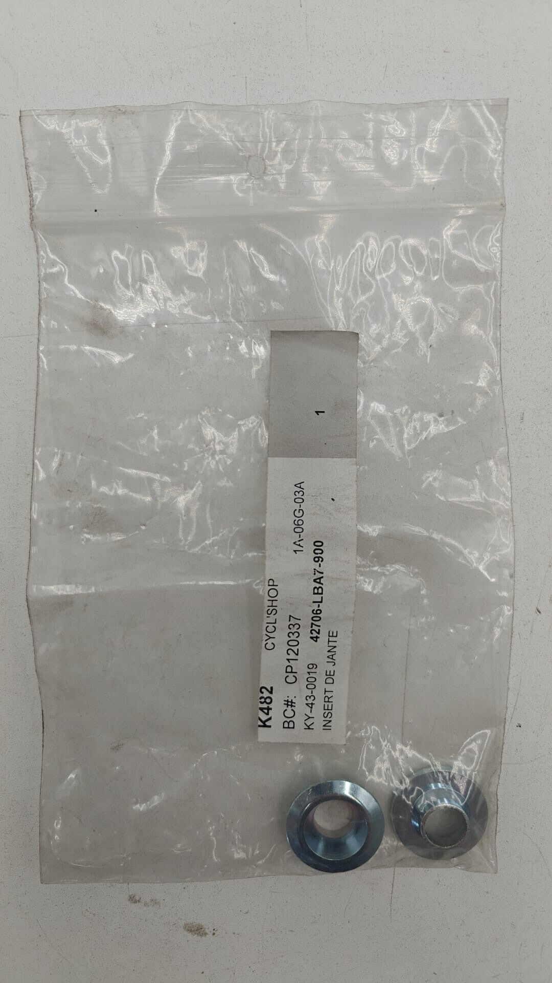 X2 Inserts de jante - 42706-LBA7-900