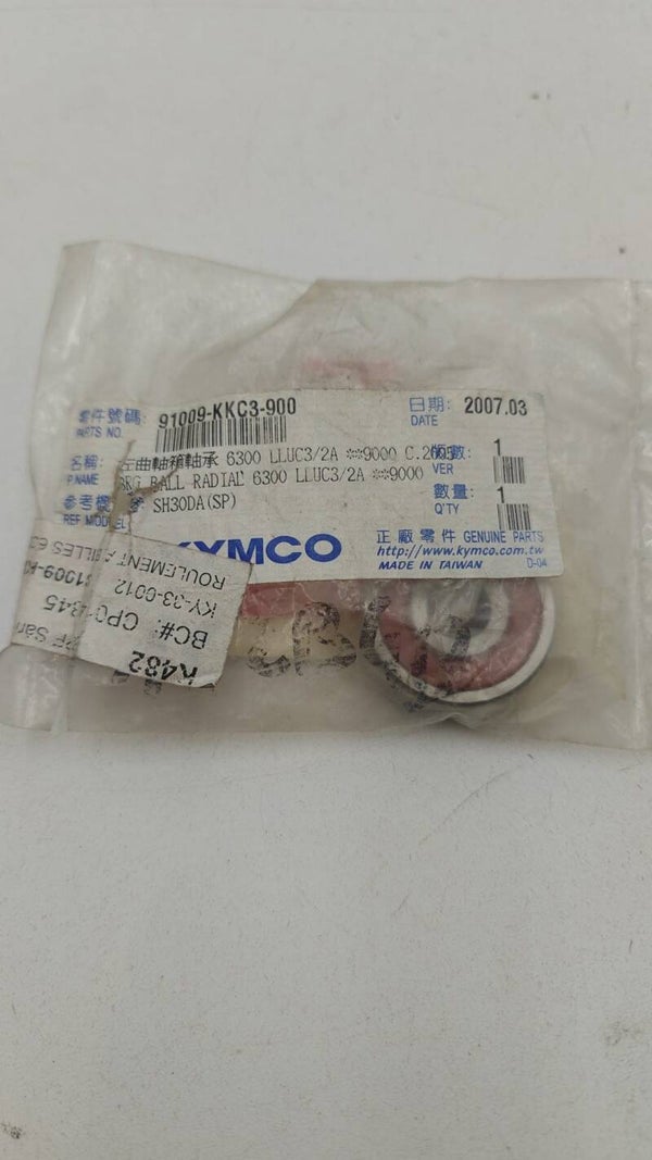 91009-KKC3-900 - ROULEMENT A BILLES (6300 LLUC3/2A)(10X35X11) KYMCO