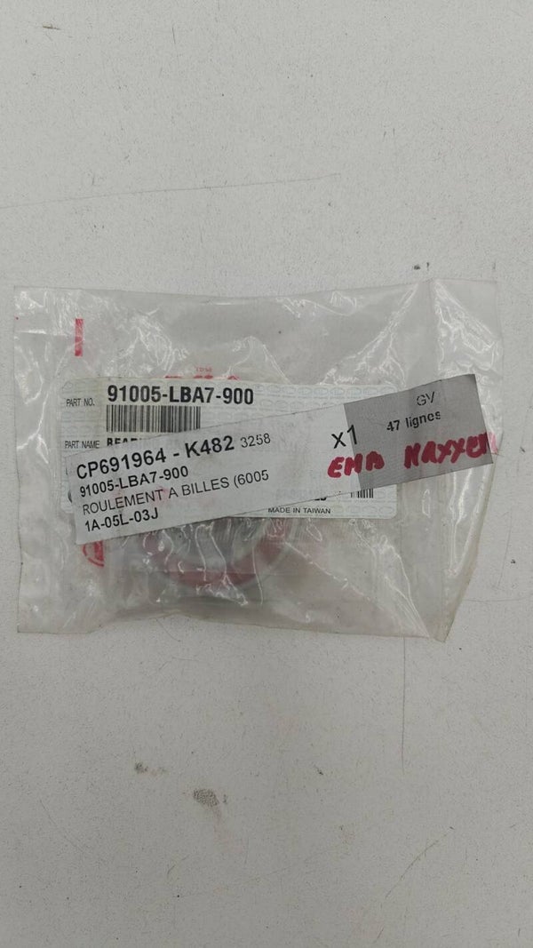 Roulement à billes KYMCO - 91005-LBA7-900