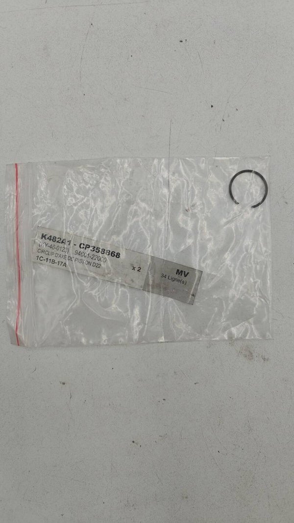 Circlip d'axe de piston D22 - 94601-22000 - KY-46-0123