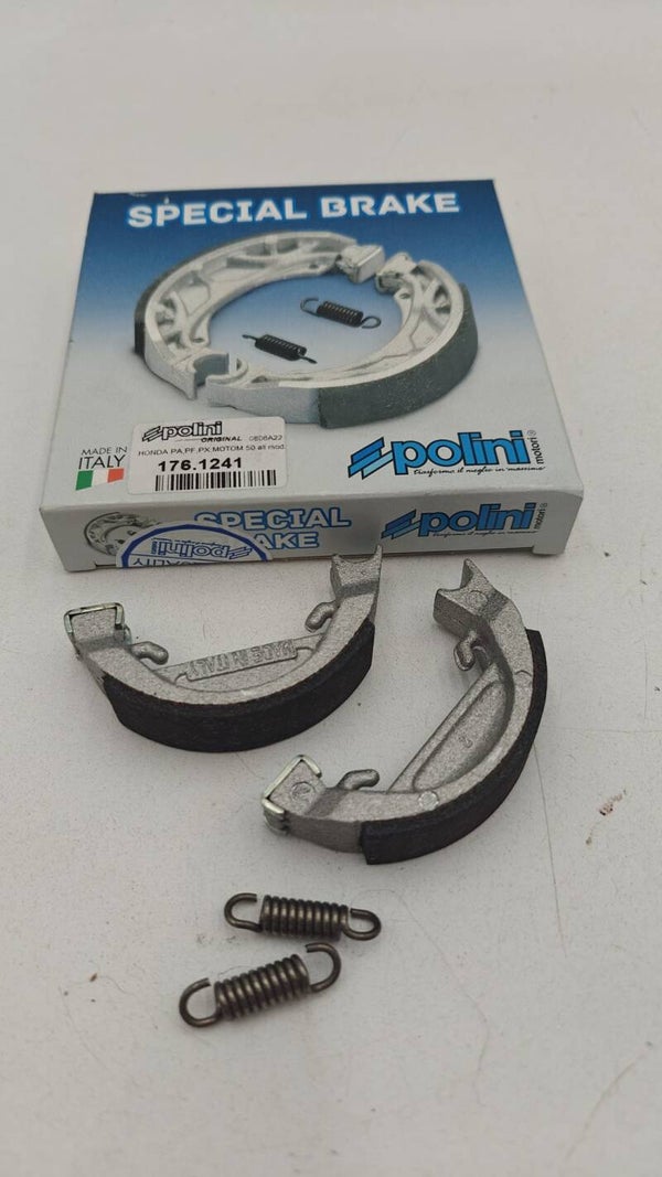 Machoire frein original peugeot 103 d.80mm-mbk 51 d.80mm paire 176.1241 Polini
