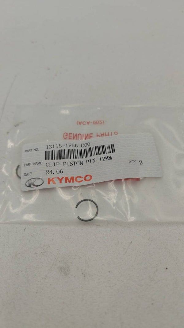 CIRCLIP D'AXE DE PISTON D12 référence 13115-1F56-C00 Kymco Agility 50