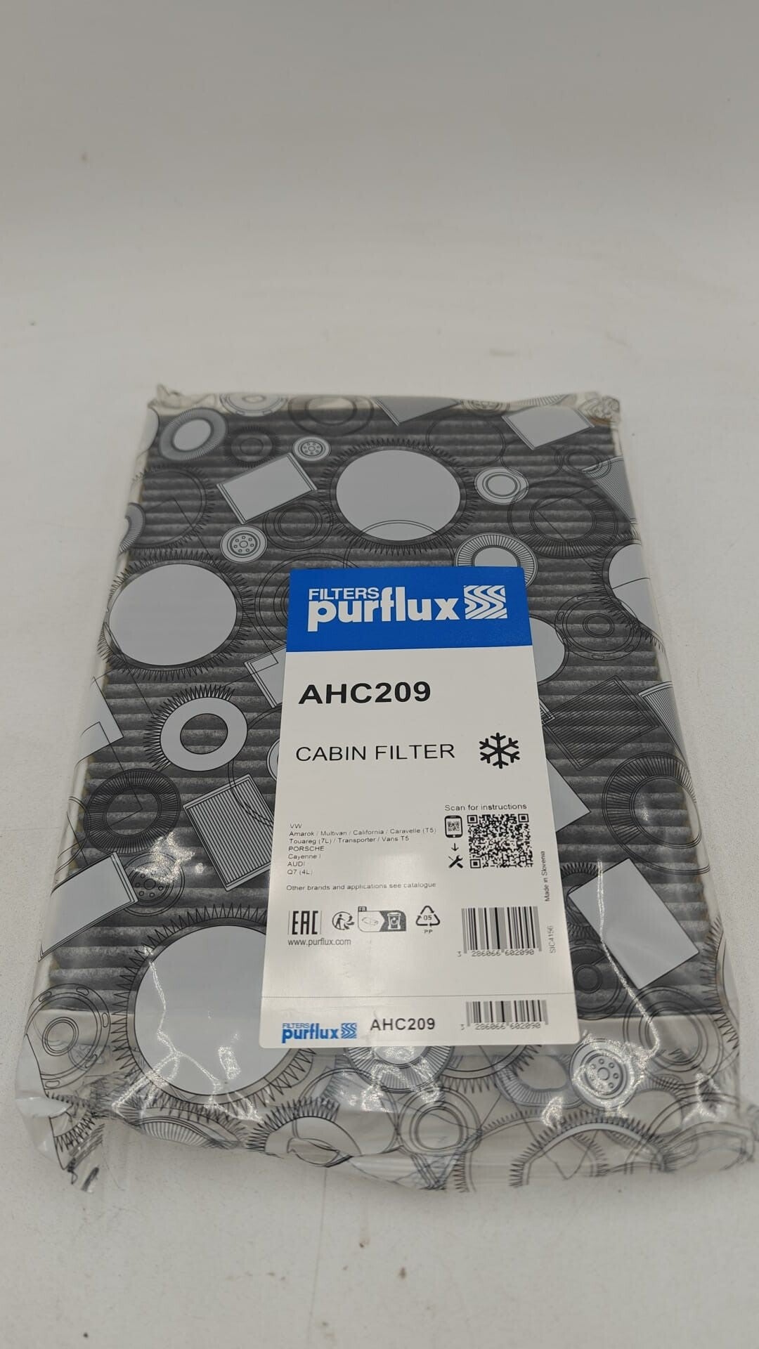PURFLUX AHC209 Filtre d'habitacle Audi Q7 A3 PORSCHE CAYENNE TRANSPORTEUR T5