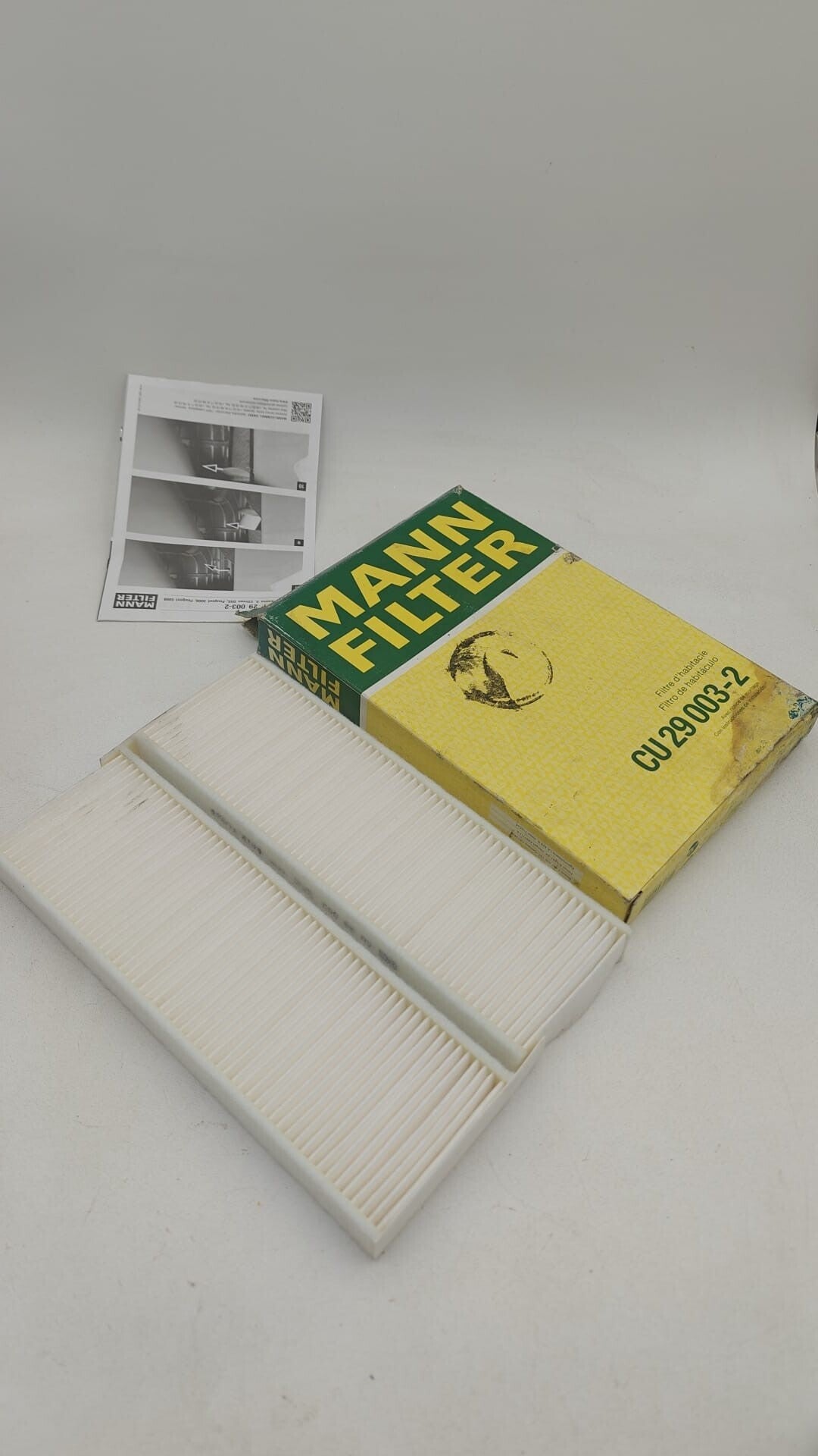 MANN-FILTER CU 29 003-2 Filtre d'habitacle