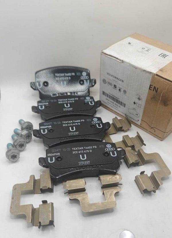 Plaquettes de frein arrière d'origine VW Tiguan 2.0 (2007-2018) - Référence : 3AA698451A