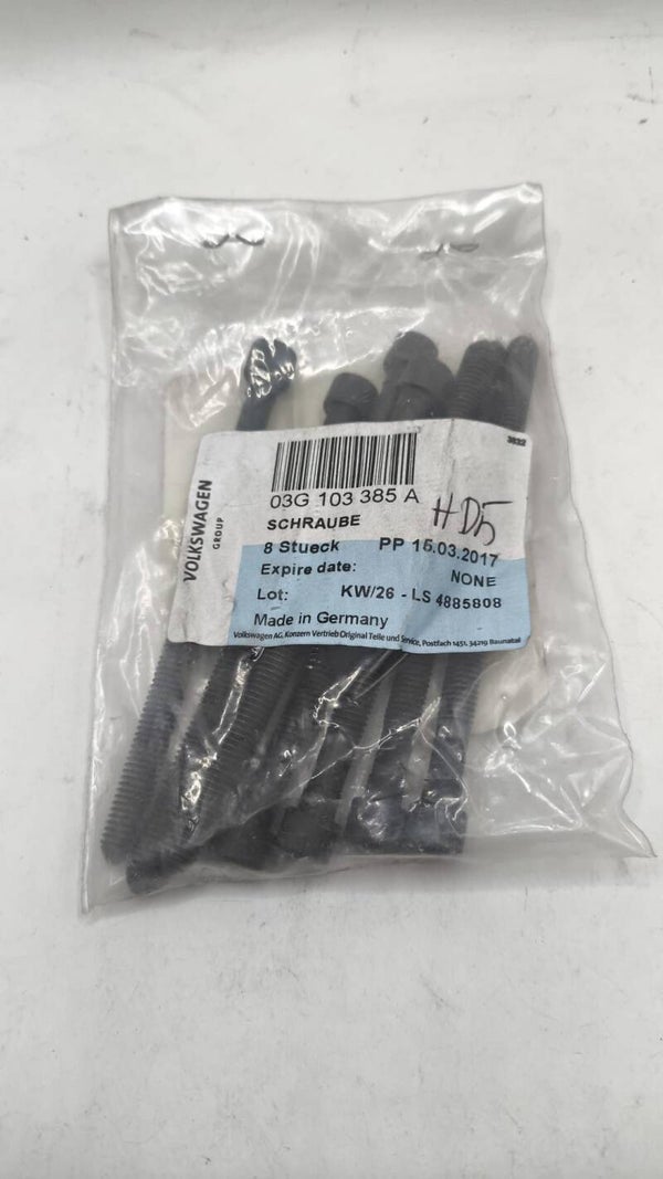 8x ORIGINAL AUDI SEAT SKODA VW VIS DE CULASSE M6X88 2.0 TDI 03G103385A