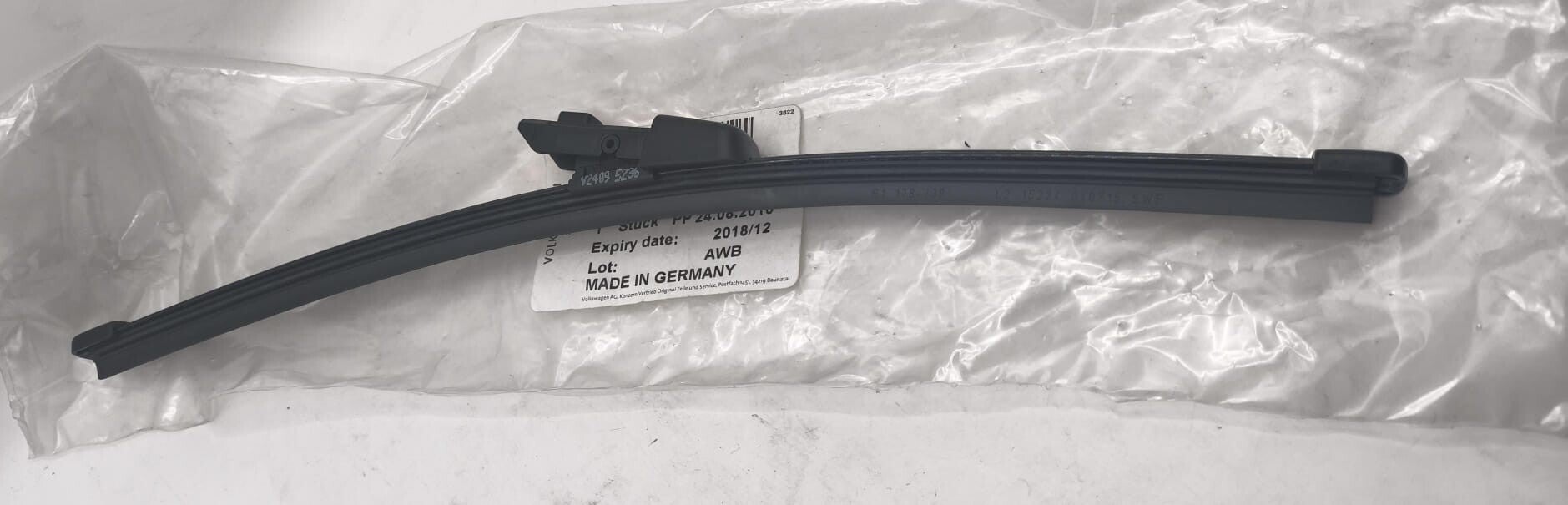 Essuie-glace 280 mm arrière, Balai d'essuie-glace plat