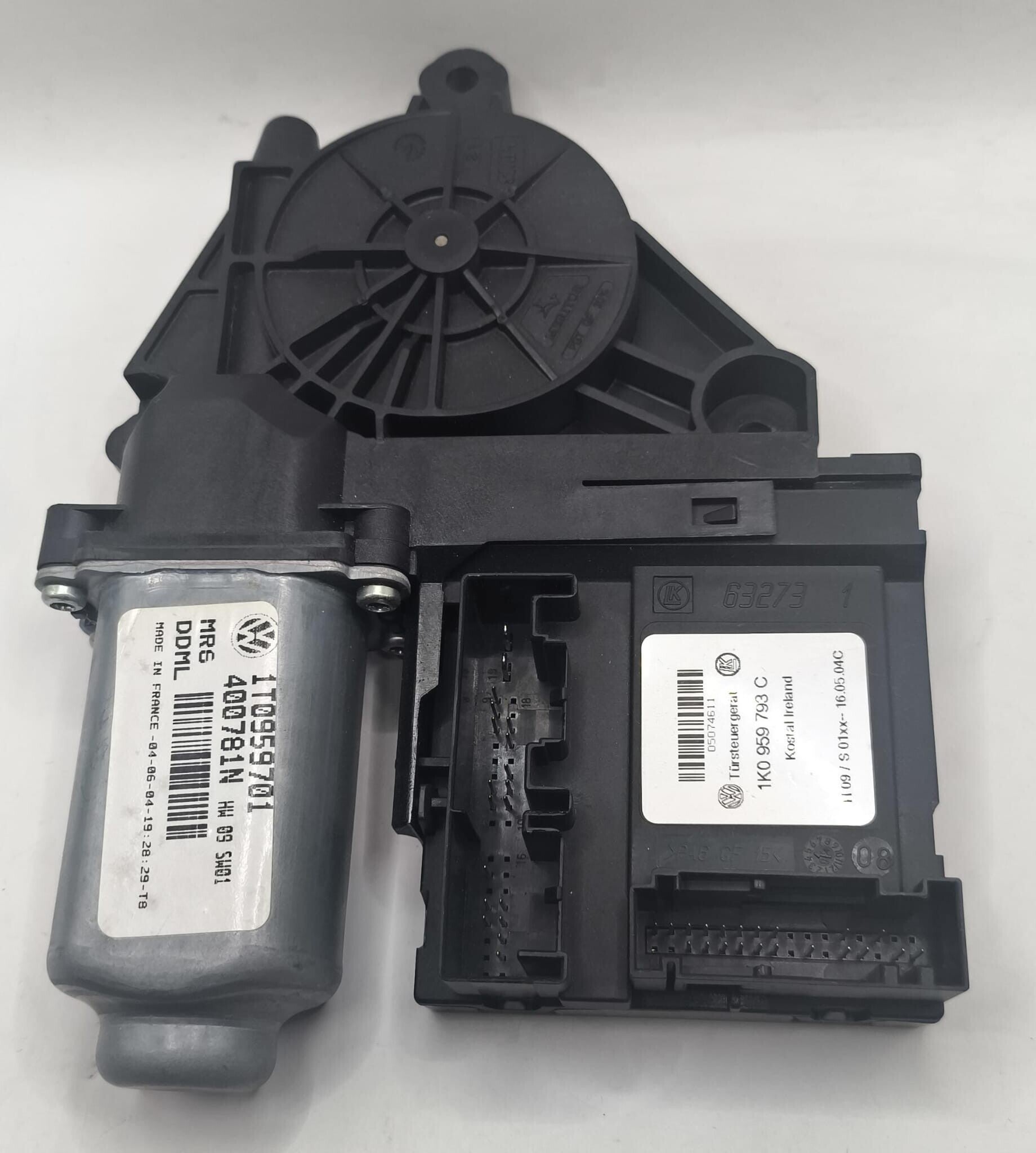 Volkswagen Touran I Moteur de lève-vitre de porte avant 1T0959701A