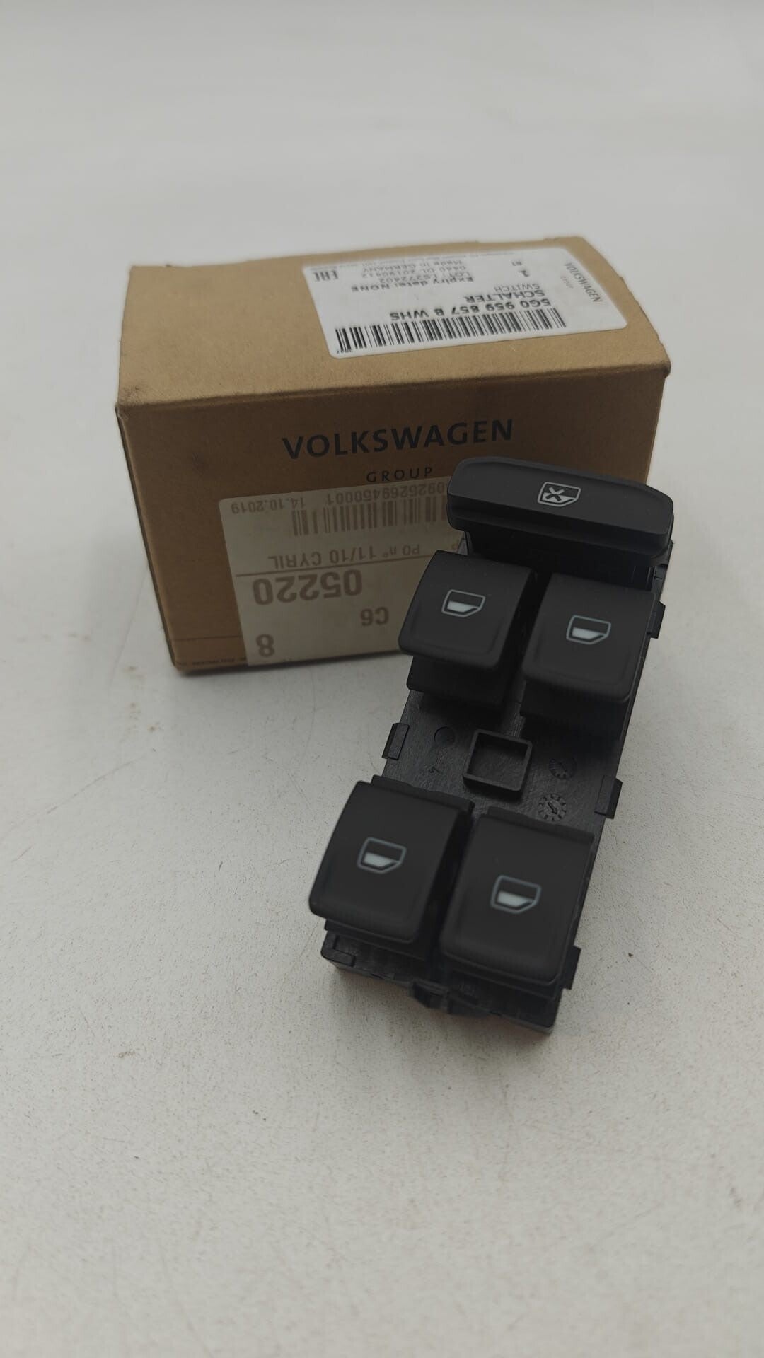Interrupteur Golf Mk7 Bouton Lève Vitre pour Passat Touran Tiguan Karoq Leon 5G0959857 5G0959857B