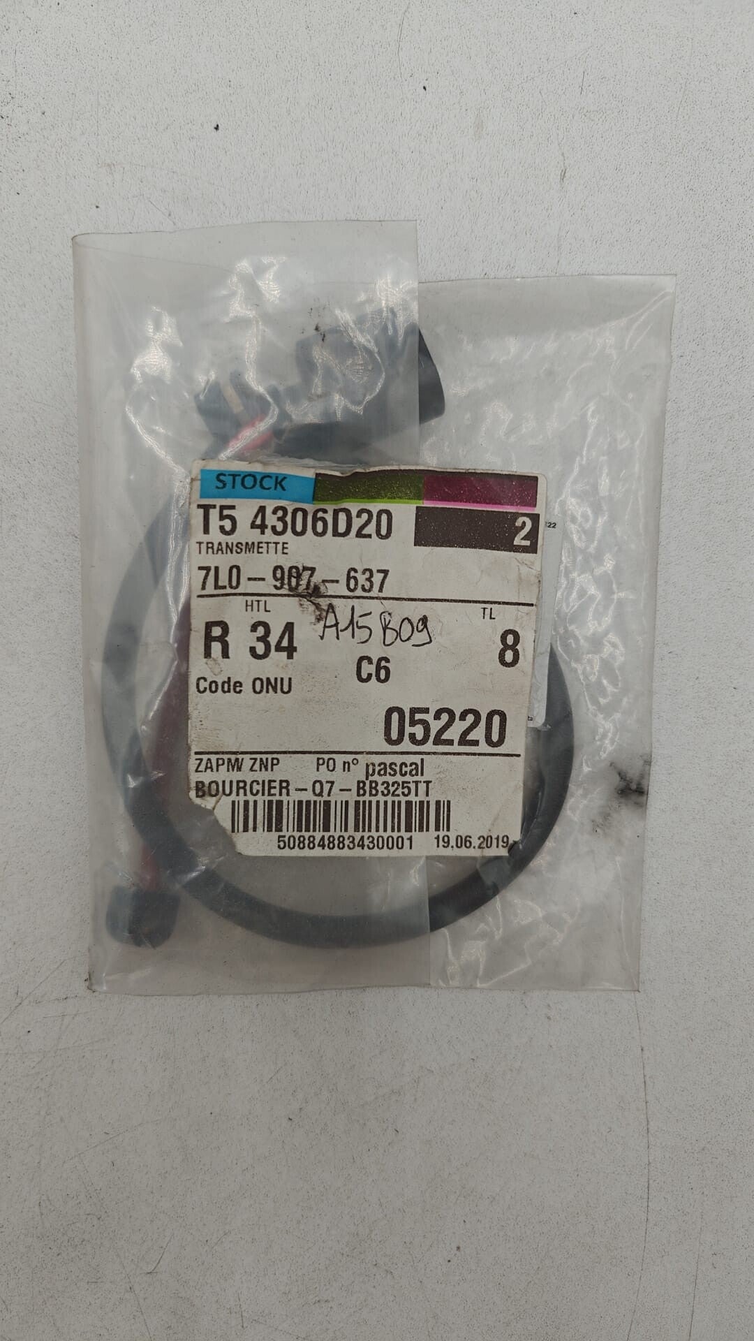 Détecteur Témoin d'Usure Plaquette de Frein Avant Q7 Cayenne Touareg - 7L0907637
