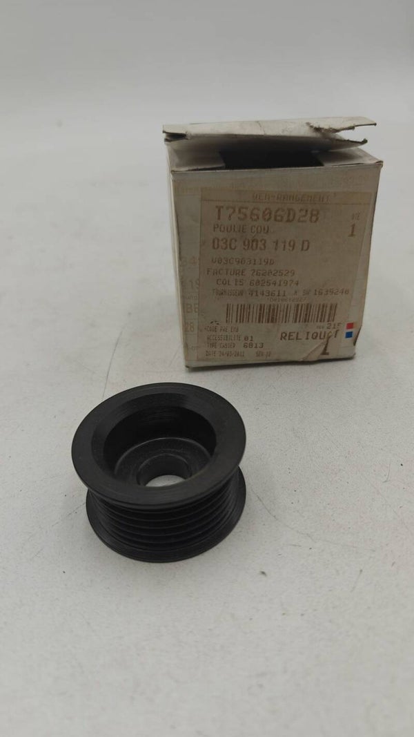 VW Golf 1K Mk5 roue de poulie d'alternateur authentique 03C903119D