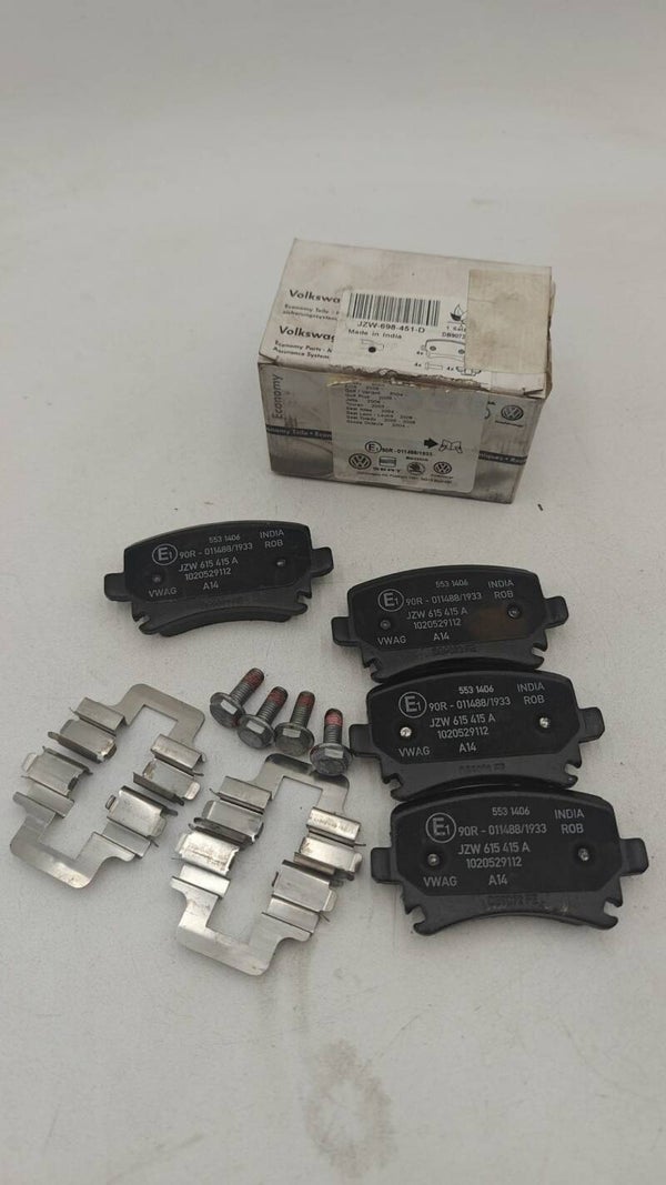 JZW698451D Jeu de plaquettes de frein arrière pour VW Golf